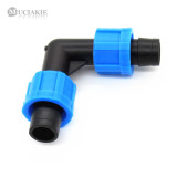 MUCIAKIE 2PCS DN16 (5/8'') Loc Elbow for Drip Tape Water Irrigation Connector - Make 90 Degree Turns in 5/8'' Drip Tape 16mm