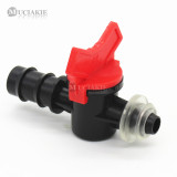 MUCIAKIE 20PCS 5/8'' (16mm) or 3/4''(20mm) Barbed Water Shut Off Switch Valve for Garden Micro Irrigation Connectors