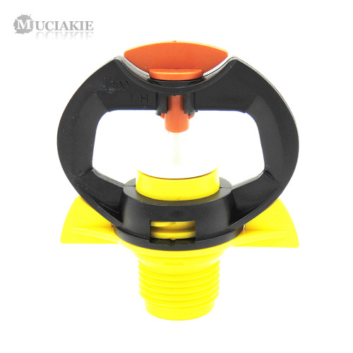 MUCIAKIE 1PC 1/2'' Male Threaded Garden Sprinker Middle Distance 360 Degrees Rotatable Sprinkler for Lawn Greenhouse Irrigation