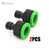 MUCIAKIE 2PCS 1/2'' 3/4'' Female Thread Quick Connector Garden Tap Watering Hose Pipe Adapter Fittings for Irrigation Syst