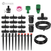 1 Set 20m 8/11mm Hose Garden Watering Irrigation Systems Pin Sprinkler Watering Kits Automatic Home Garden Lawn Micro Drip