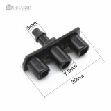 20PCS 7.5mm to 1/4'' (6mm) Barbed Connecter Barb Base for Modular Sprinkler Connect Main Pipework or 1/4'' Hose Drip Irrigation