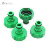 MUCIAKIE 2PCS 1 inch (32cm) Female Threaded Faucet Tap Adapter Hose Quick Connector Garden Irrigation Connecter