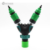 MUCIAKIE 1PC Water Kits of 3/4  Male Thread Valve Switch with 4mm 8mm Hose Coupling Adapter Garden Irrigation tool Connector