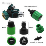MUCIAKIE 1PC Water Kits of 3/4  Male Thread Valve Switch with 4mm 8mm Hose Coupling Adapter Garden Irrigation tool Connector