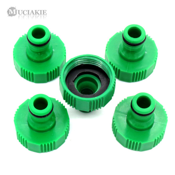 MUCIAKIE 2PCS 1 inch (32cm) Female Threaded Faucet Tap Adapter Hose Quick Connector Garden Irrigation Connecter