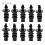 MUCIAKIE 10PCS Multi Functional Water Hose End Plug for 1/4'' 3/8'' Hose Micro Drip Irrigation Accessories Tubing End Connectors