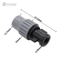 MUCIAKIE 10PCS Adjustable Garden Misting Nozzle Micro Drip Irrigation Sprinkler Spray Fog Cooling Fitting Greenhouse Automatic