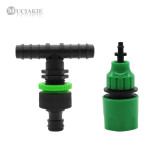 MUCIAKIE Garden Irrigation 1/4  to 16mm Reducing Tee Barb 1/2  to 1/4  3/8 Hose Tee Quick Connector Hose Water Splitter