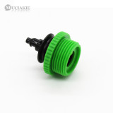 MUCIAKIE 2PCS 3/4'' (25mm) Male Thread to 4mm Barb Connectors Garden Irrigation Adaptor Tubing Hose Drip Accessories