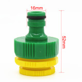 2PCS 1/2'' 3/4'' 1'' Female Threaded Faucet Connector Garden Irrigation Hose Quick Coupler Nipple Joint Horticulture Adapter