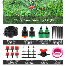 MUCIAKIE 25M Automatic Watering System Garden Home Office Irrigation Kits with Adjustable Drippers Micro Drip Gardening Tools