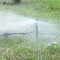 MUCIAKIE 50PCS 24CM 180 Degrees Mist Nozzles on Stake Garden Irrigation Micro Drip Sprinklers Sprays Gardening Supplies Head