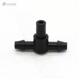 MUCIAKIE 15PCS 1/4'' Barbed to OD 6mm Tee Adaptor Micro Tubing 4/7mm Hose Joint Connector Garden Irrigation Fittings