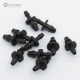 MUCIAKIE 30PCS 1/4'' to 1/8'' Reduction Equal Barb Connecters 4/7mm to 3/5mm Reduced Micro Garden Irrigation Straight Adaptor
