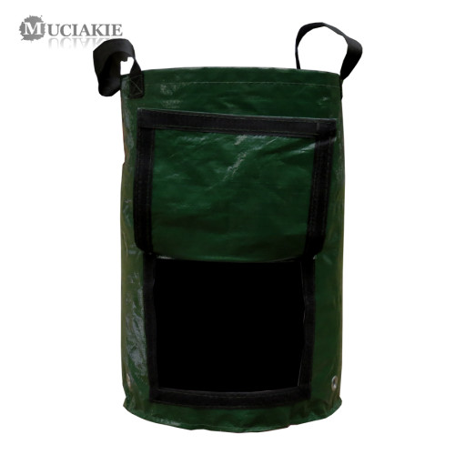 MUCIAKIE 1PC PE Fabric Potato Tomato Grow Planting Bags Home Garden Grow Bags for Vegetables Flowers Cultivation Gardening