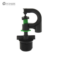 MUCIAKIE 5PCS Garden Lawn Irrigation Sprinkler G1/2 Male Thread Nozzle Spray Home Garden Watering 360 Degrees Rotary Sprinklers