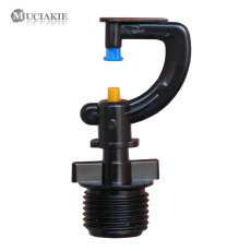 MUCIAKIE 5PCS G-typed Refracting Nozzle with 1/2'' Threaded Connecter Garden Irrigation Mist Refract Sprinkler 360 Degree Spray