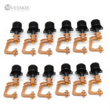 MUCIAKIE 5PCS G Type Refraction Micro Jet Sprinklers G1/2 Thread Connecter Aluminum Garden Irrigation Nozzle Spray 360 Degrees
