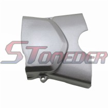 STONEDER Silver Left Engine Sprocket Cover For 50cc 70cc 90cc 110cc 125cc Dirt Pit Bike ATV Quad Go Kart