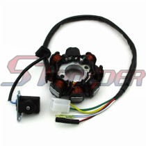 STONEDER 8 Coil AC Ignition Stator Magneto For GY6 50cc Engine Scooter Moped ATV Go Kart