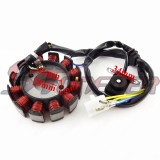 STONEDER 12 Coils Poles Ignition Stator Magneto Rotor For GY6 125cc 150cc Engine Chinese Moped Scooter ATV Quad Go Kart