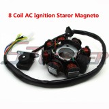 STONEDER 8 Coil AC Ignition Stator Magneto For GY6 50cc Engine Scooter Moped ATV Go Kart
