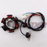 STONEDER 6 Poles Coils Ignition Stator Rotor Magneto For GY6 50cc Engine Chinese Moped Scooter ATV Quad Go Kart