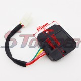 STONEDER 4 Pins Male Plug Voltage Regulator Rectifier For GY6 50cc 125cc 150cc Engine Scooter Moped Motocross Motorcycle