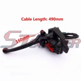 STONEDER 7/8'' Double Alloy Handle Brake Lever Thumb Throttle For 50cc 70cc 90cc 110cc 125cc Chinese ATV Quad Taotao
