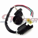 STONEDER 4 Pin Wire Ignition Key Switch For Chinese ATV Quad 4 Wheeler Go Kart Taotao Sunl Roketa Kazuma 50cc 70cc 90cc 110cc 125cc