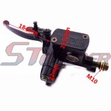 STONEDER 7/8'' 22mm Hydraulic Brake Master Cylinder Left Handle Lever For 50cc 70cc 90cc 110cc 125cc 150cc Chinese ATV Quad 4 Wheeler