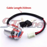 STONEDER 4 Wire Motorcycle On Off Kill Ignition Key Switch For Chinese Scooter Moped ATV Quad 4 Wheeler Go Kart Dirt Pit Bike Buggy