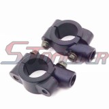 STONEDER 10mm Scooter Mirror Mount Holders Bracket Clamp For 7/8'' 22mm Handlebar ATV Quad Dirt Pit Bike Moped Motorcycle Scooter