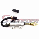 STONEDER Rear Foot Brake Master Cylinder Pump With Reservoir For Chinese 50cc 70cc 90cc 110cc 125cc 150cc 200cc 250cc ATV Quad 4 Wheeler