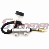 STONEDER Rear Foot Brake Master Cylinder Pump With Reservoir For Chinese 50cc 70cc 90cc 110cc 125cc 150cc 200cc 250cc ATV Quad 4 Wheeler