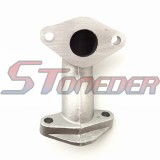 STONEDER Manifold Intake Inlet Pipe For 50cc 70cc 90cc 110cc 125cc Engine Carburetor Chinese ATV Quad 4 Wheeler Motorcycle Pit Dirt Bike