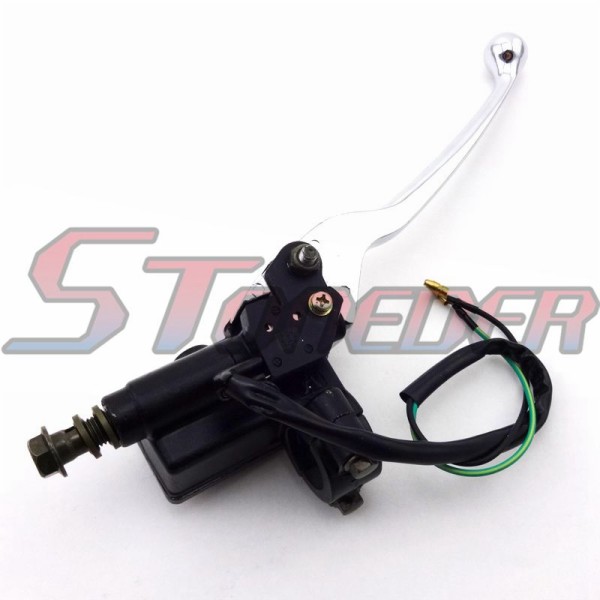 STONEDER Left Hydraulic Master Cylinder Handle Brake Lever For 50cc 70cc 90cc 110cc 125cc 150cc Chinese Pit Dirt Motor Bike ATV Quad