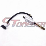 STONEDER Rear Foot Brake Master Hydraulic Cylinder Pump With Reservoir For 50cc 90cc 110cc 125cc 150cc 200cc 250cc Chinese ATV Quad 4 Wheeler
