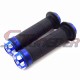 STONEDER Blue Aluminum Rubber 7/8'' 22mm Handlebar Left Right Handle Grips For ATV Quad 4 Wheeler Kazuma Sunl Roketa Taotao