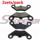 STONEDER 2sets Brake Pads For Polaris ATV 325 Xpedition 2002 330 Magnum 2x4 4x4 2003 2004 2005 2006 330 Trail Blazer 2008 2009 2010 2011
