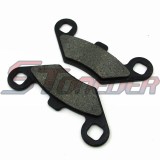 STONEDER 4sets Brake Pads For Polaris ATV 500 Sportsman HO EFI 2003 2004 2005 2006 2007 2008 Scrambler 2x4 2007 2008 600 Sportsman 4x4 2003 2004 2005