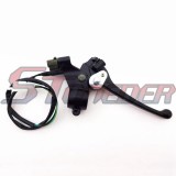 STONEDER 7/8'' 22mm Alloy Dual Double Chinese ATV Handle Brake Lever Assembly For 49cc 50cc 70cc 90cc 110cc 4 Wheeler Quad Motorcycle