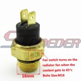 STONEDER M16 ATV Radiator Thermal Cooling Fan Switch For 250cc Water Cooled Quad 4 Wheeler Scooter Moped