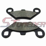 STONEDER 2sets Brake Pads For Polaris ATV 325 Xpedition 2002 330 Magnum 2x4 4x4 2003 2004 2005 2006 330 Trail Blazer 2008 2009 2010 2011