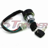 STONEDER 6 Pin On Off Ignition Key Switch For Redcat 50 90 110 50cc 90cc 110cc ATV Quad