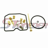 STONEDER Carburetor Rebuild Repair Kit For Kawasaki Prairie 300 KVF300 1999 2000 2001 2002