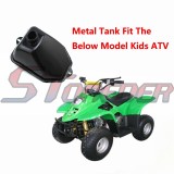 STONEDER Metal Gas Petrol Fuel Tank For Chinese 50cc 70cc 90cc 110cc 125cc Kids Youth ATVs