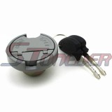 STONEDER Gas Fuel Cap With 2 Locks For Metal Tank 50cc 70cc 90cc 110cc 125cc 140cc 150cc 200cc 250cc ATV Quad Go Kart