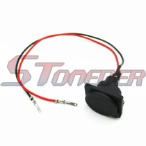 STONEDER 2 Wires 3 Position (1 Positive 2 Negative 3 Ground ) XLR Charging Port Socket For Currie GT Schwinn Ezip Izip EVO Scooter